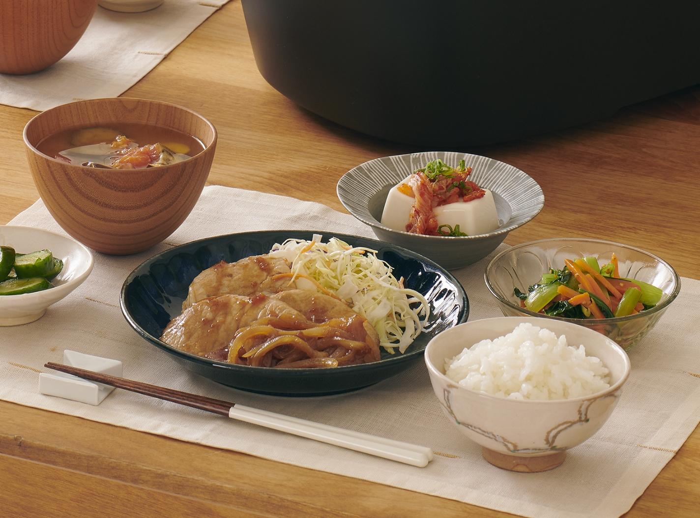手間いらずの炊飯＆時短メニューイメージ